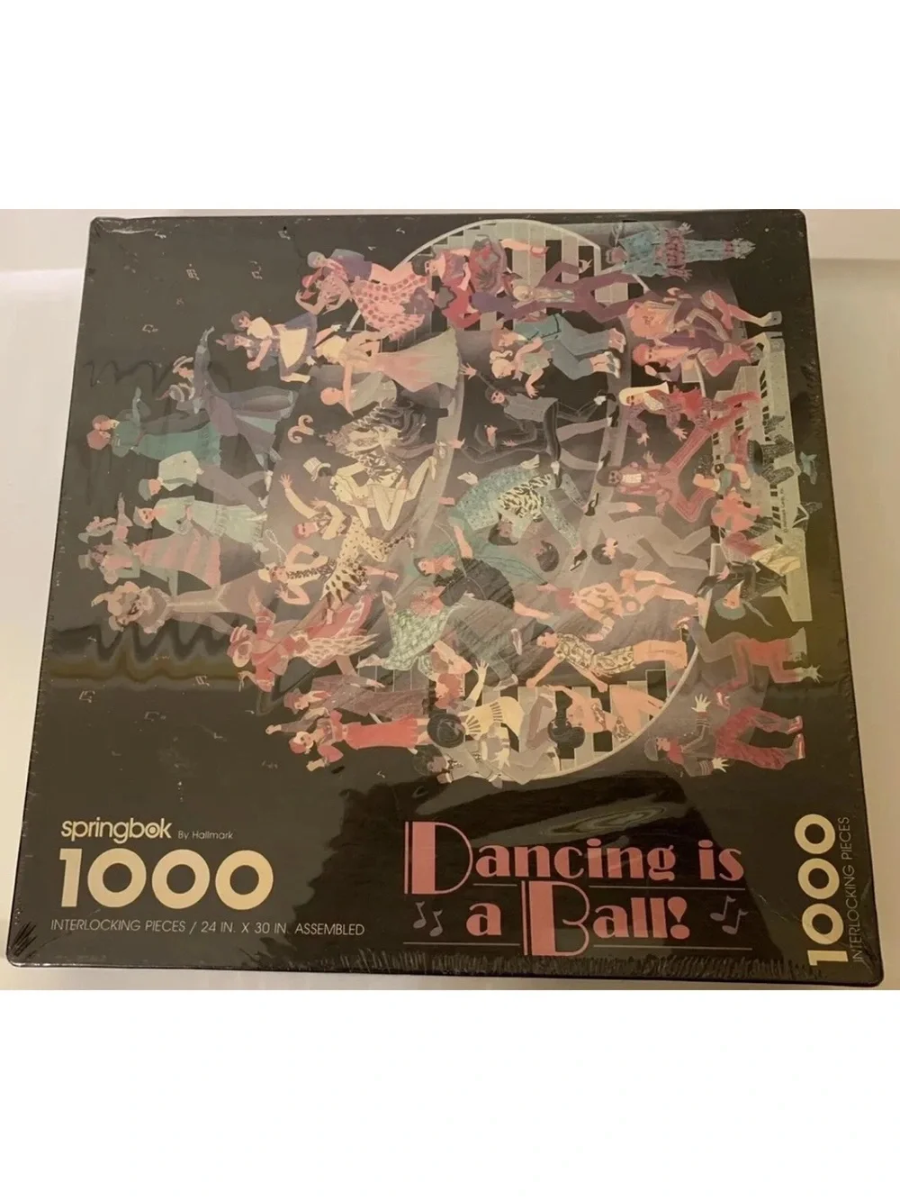 Springbok Dancing Is a Ball 1000-Piece Puzzle - Black & Multicolor